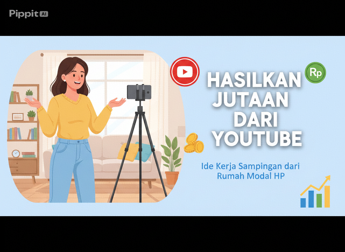 Ide Kerja Sampingan dari Rumah Modal HP: Cara Ibu Rumah Tangga Bisa Hasilkan Jutaan dari YouTube
