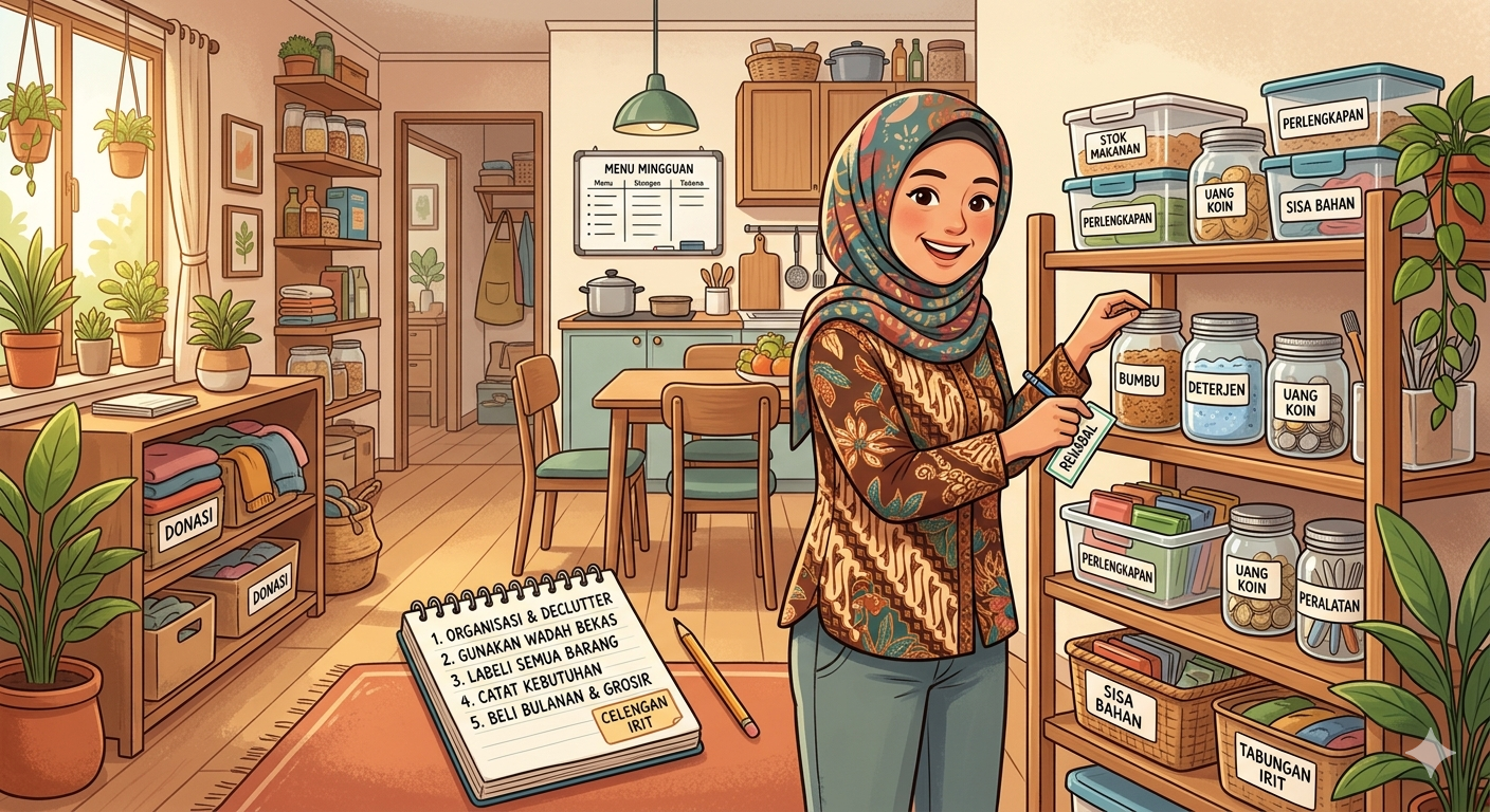 11 Trik Hemat Ala Ibu Rumah Tangga dari Penataan Rumah (Terbukti Ampuh!)