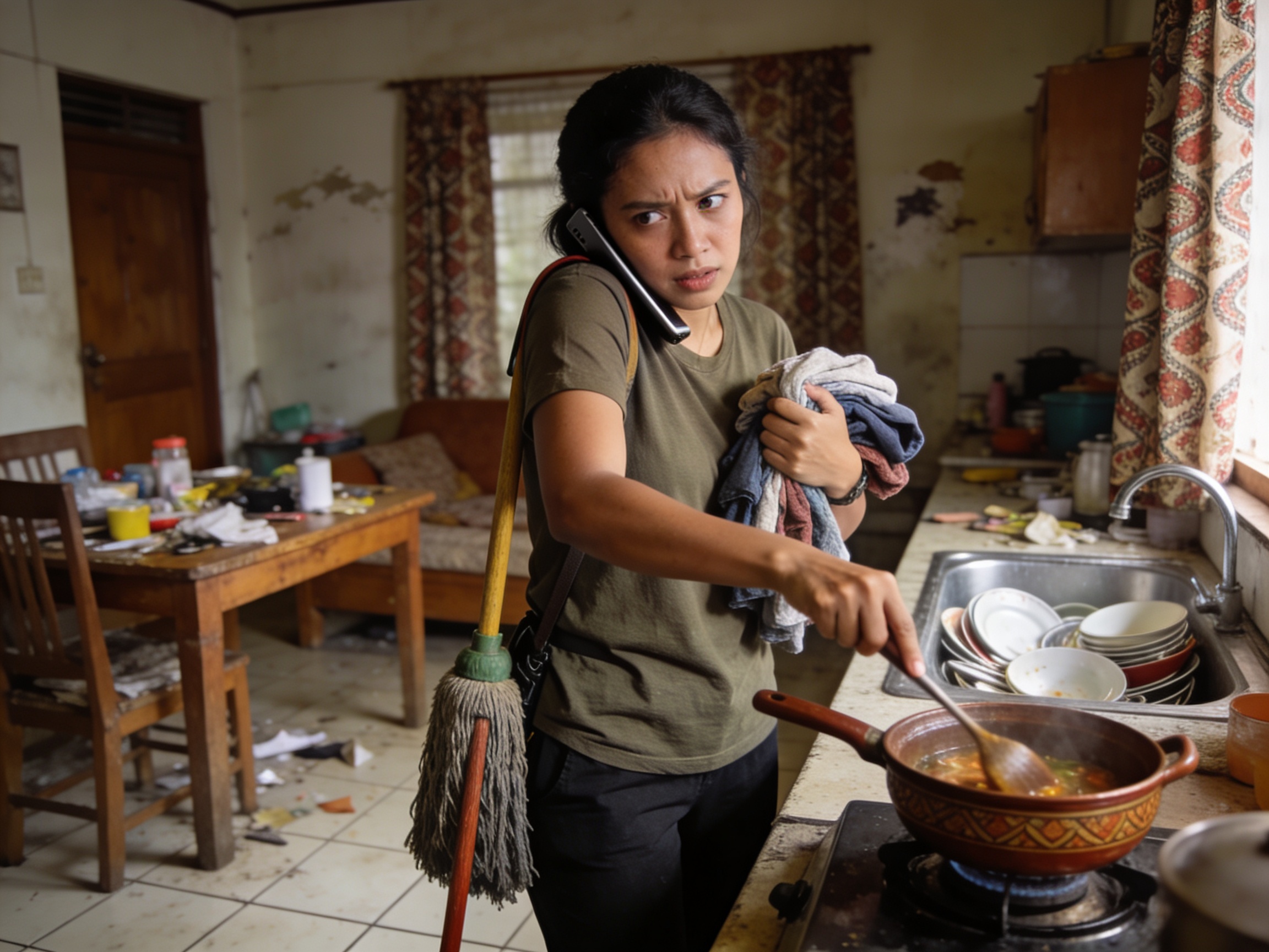 ibu rumah tangga stuck